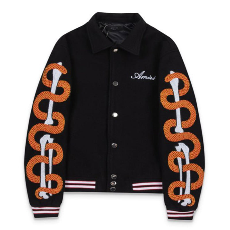 Amiri Fashion Snake Bones Jacket