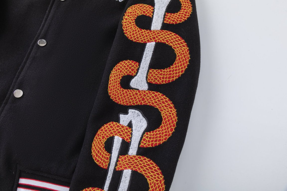 Amiri Fashion Snake Bones Jacket